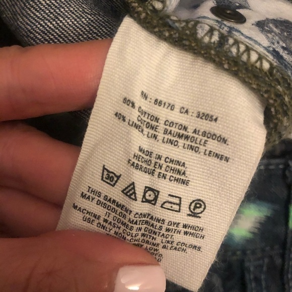 Anthropologie pilcro stet printed shorts - Picture 5 of 5